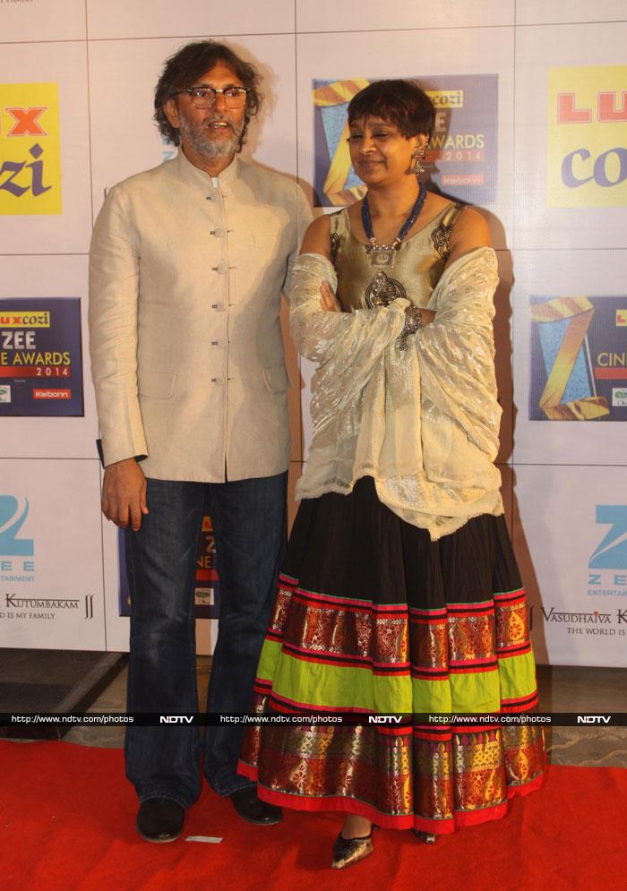 Rakeysh Omprakash Mehra came with wife P S Bharathi.