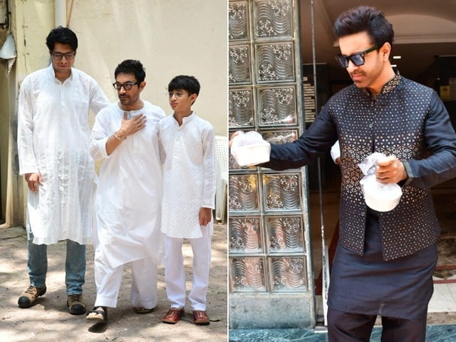 Photo : Eid 2024: Aamir Khan's Fam-Jam With Azad-Junaid, Aamir Ali's Festivities With The Paparazzi