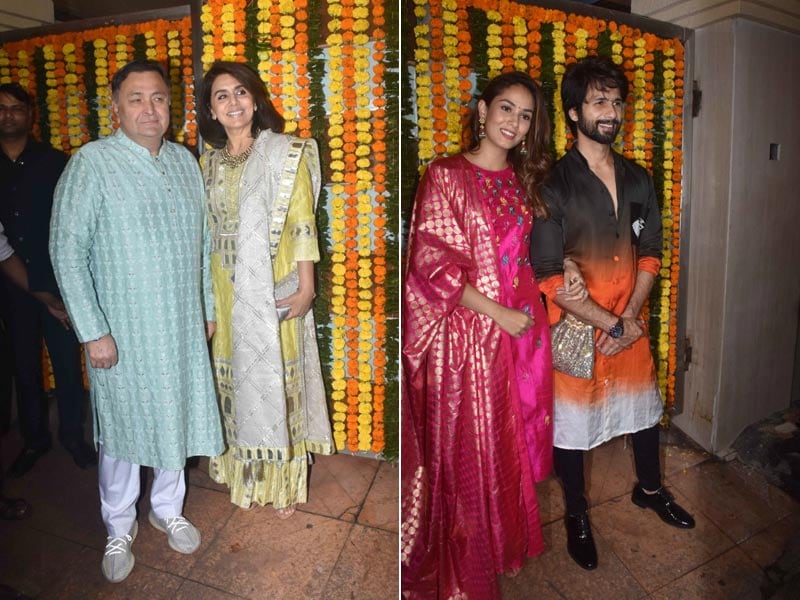 Photo : Diwali 2019: Rishi, Neetu, Shahid, Mira And Others Light Up Ekta Kapoor's Party