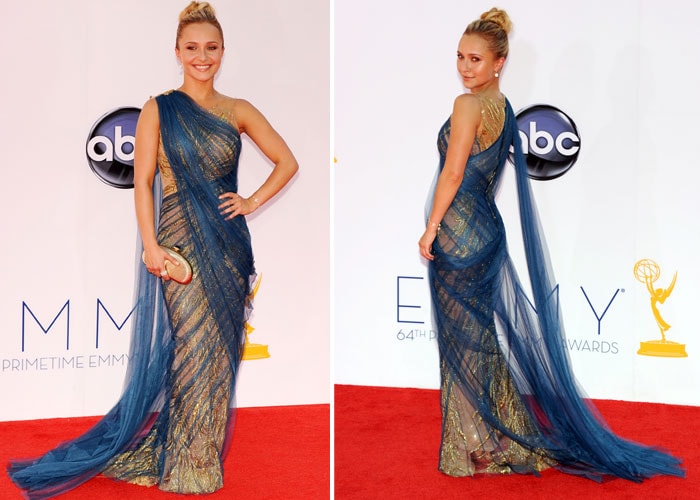 Blue belles at the Emmys: Heidi, Sofia