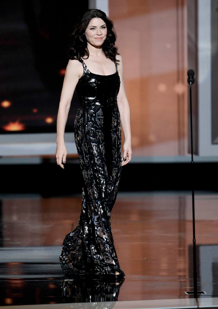 This little black number, worn by Julianna Margulies, doesn't quite flatter our <i>Good Wife</i> star.