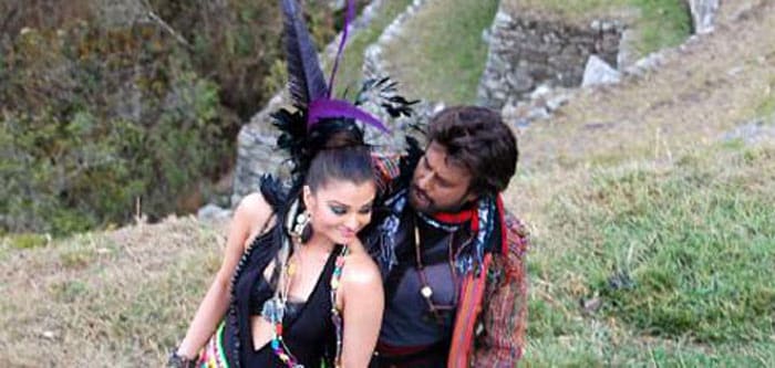 The film is directed by Shankar, known for his extravagant style.