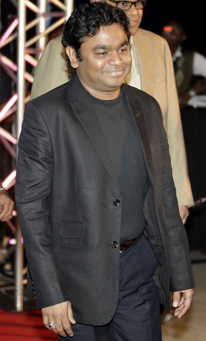 Music composer AR Rahman arrives for the audio launch of <i>Endhiran</i> at the Putrajaya International Convention Centre in Putrajaya on July 31, 2010. (Photo: AFP)