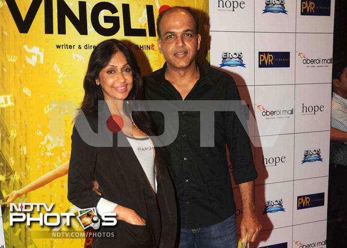 Director Ashutosh Gowariker with his wife Sunita.