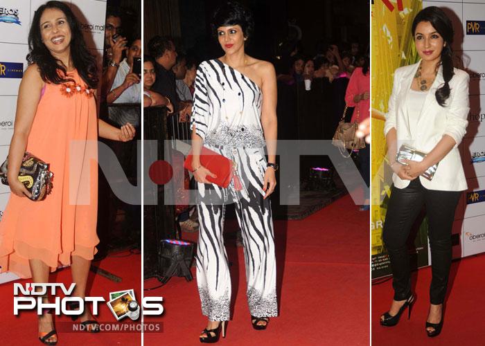 Big stars at <i>English Vinglish</i> premiere