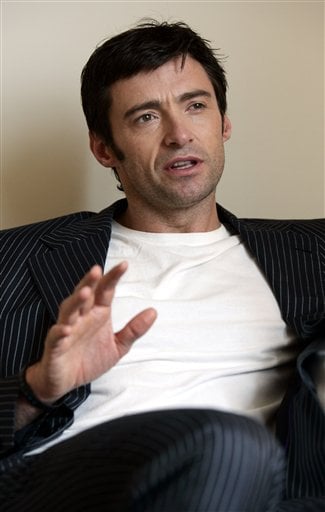 Australian actor Hugh Jackman speaks during an interview for his new film X-Men: The Last Stand. Wolverine, the blade-bearing X-Men superhero played by Jackman, ranks as the top fictional power player, according to Entertainment Weekly.  The magazine lists the top 10 franchise characters in its new issue, on newsstands Monday. Wolverine beat out Harry Potter, Spider-Man and Bart Simpson, among others.