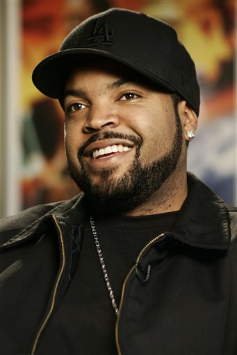 Ice Cube poses for a photo at his office in Santa Monica, Calif. After almost 20 years since he helped create the gangster rap genre with NWA, Cube is back with new album.