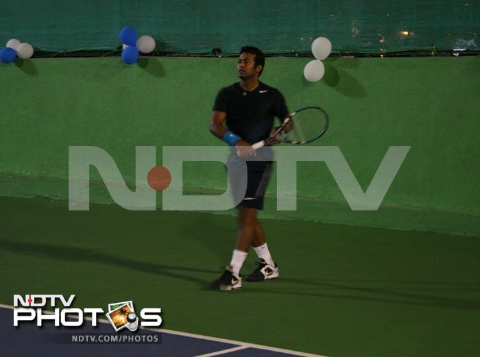 Leander, Vishal inaugurate Tennis Academy