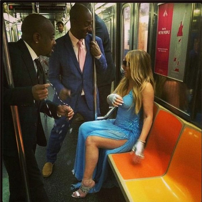 Aren\'t You a Little Over-Dressed for the Subway, Mariah?