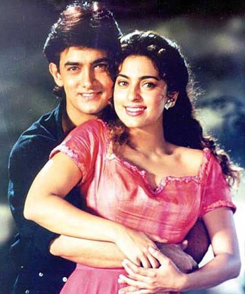 <B>Indian Romeo and Juliet</b>: Aamir and Juhi's debut film <I>Qayamat Se Qayamat Tak</i> was another intense family drama that worked wonders.