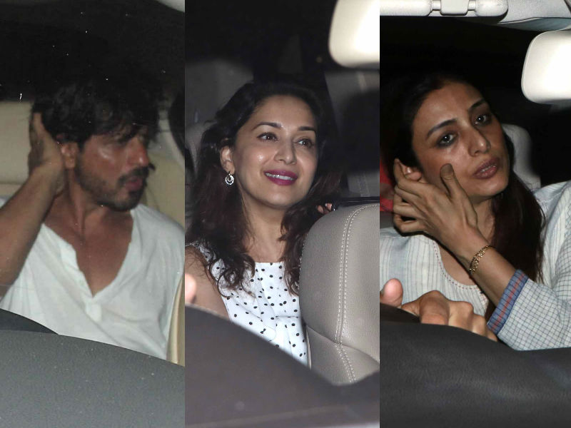 Shah Rukh's <i>Jabra Fan</i> Screening With Madhuri, Ranveer, Tabu