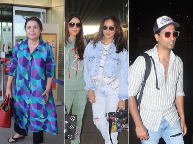Photo : Farah Khan, Bhavana Pandey, Seema Sajdeh And Vicky Kaushal's Airport Diaries