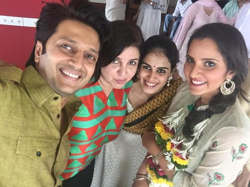 <i>Farah Ki</i> Eid <i>Daawat</i> With Riteish, Genelia, Sania