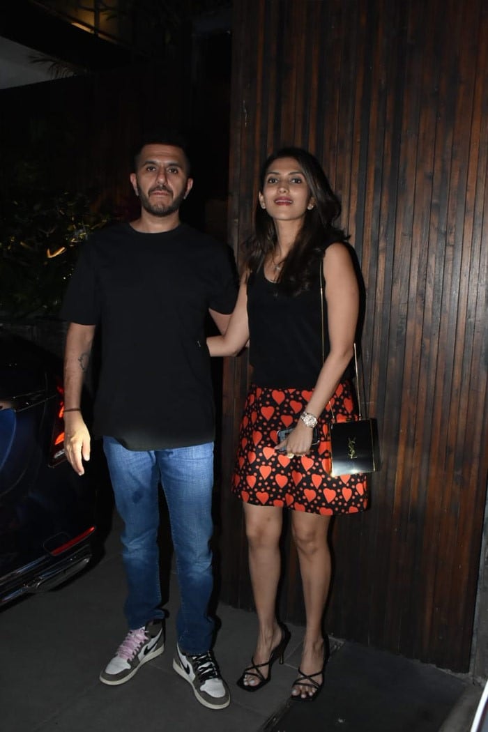 Ritesh Sidhwani attended Farhan Akhtar's party with his wife