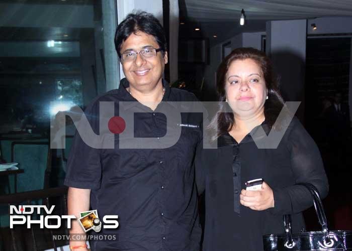 Producer Vashu Bhagnani arrived with wife Pinky.