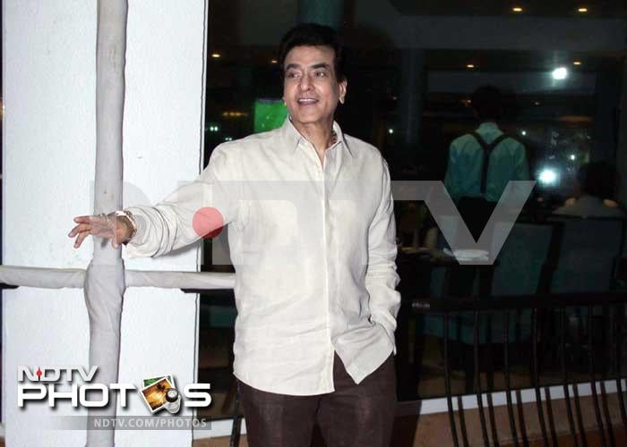 Veteran actor Jeetendra looks fit.