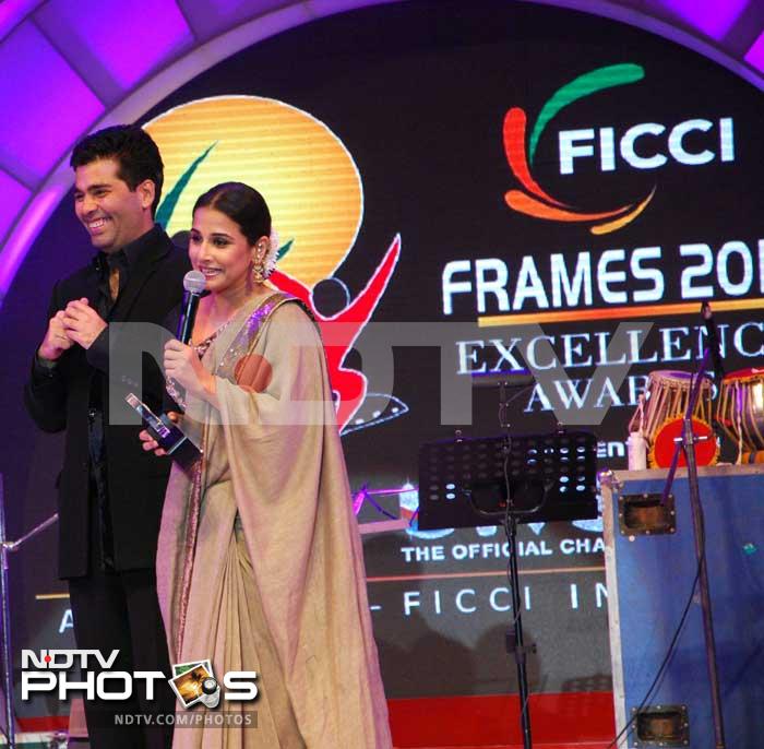 Vidya, Ranbir at an award show