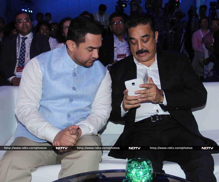 Kamal Haasan and Aamir Khan in a Single Frame