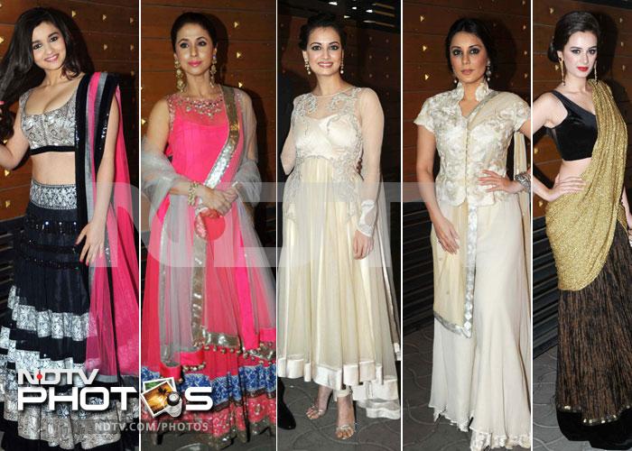 Filmfare red carpet: Who wore what
