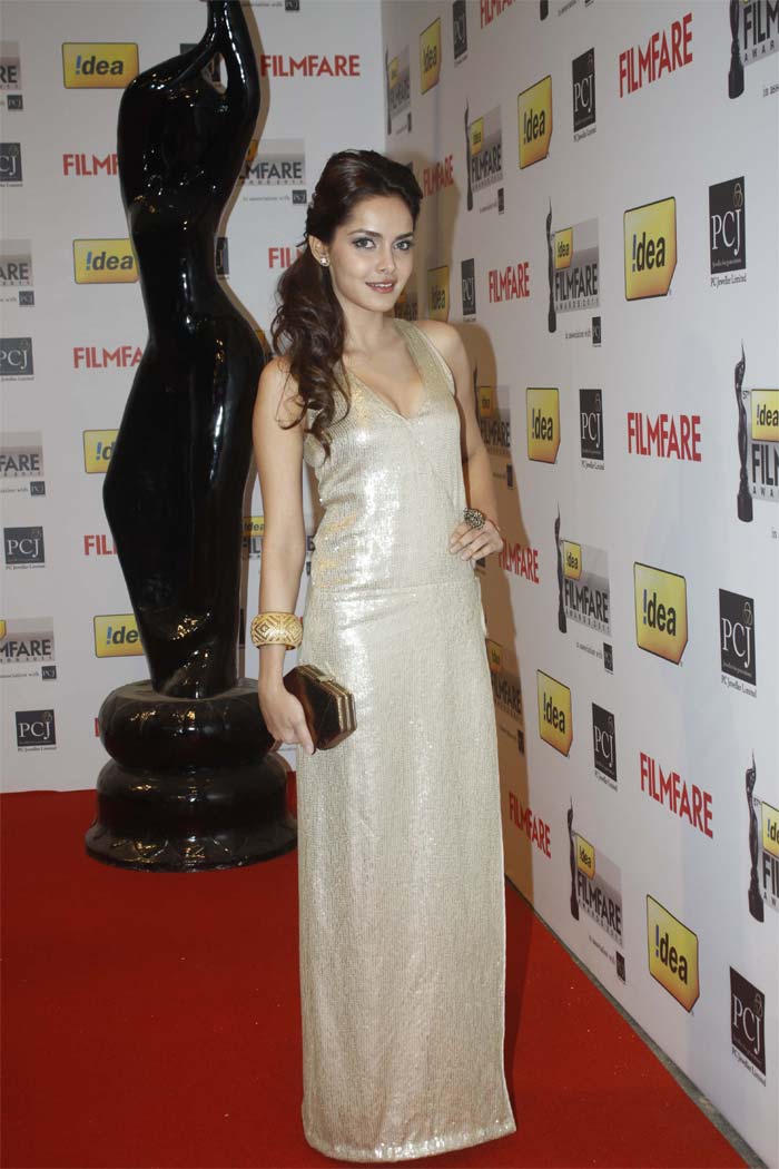 Golden beauty Shazahn Padamsee.