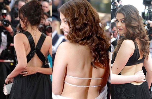 Backless dresses: Jessica, Kim, Ash...