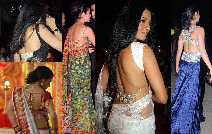Backless dresses: Jessica, Kim, Ash...