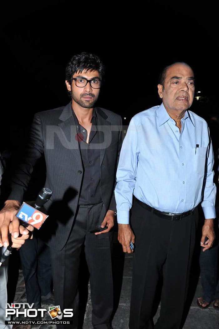 Grandson Rana Daggubati chose the professor look next to D. Ramanaidu.