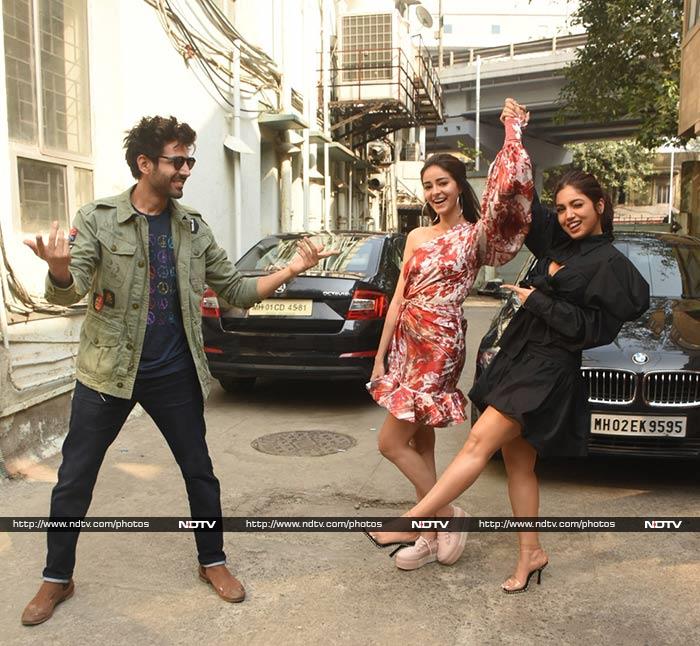 Ananya Panday, Kartik Aaryan And Bhumi Pednekar Are Quirky Trio For Pati Patni Aur Woh