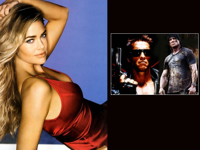 Sylvester Stallone and Denise Richards won the <I>Baawra Ho Gaya Hai Ke</I> (Have you gone nuts) Award for being a part of the super flop film <I>Kambakkht Ishq</I>. (Text: PTI)