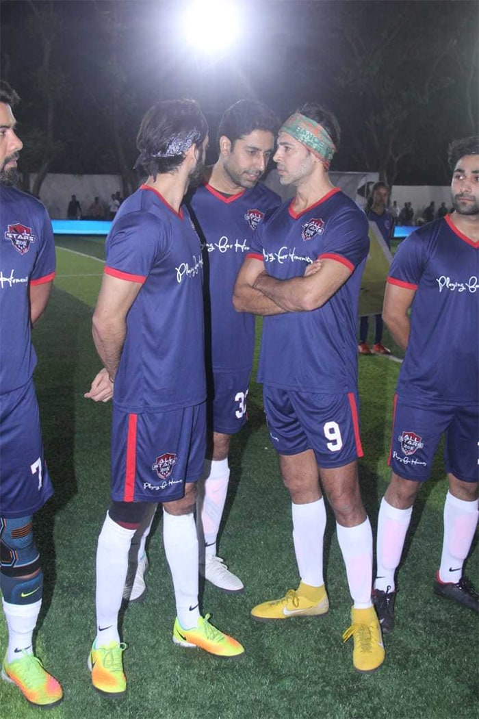 Abhishek Bachchan, Ishaan Khatter, Dino Morea Enjoy A Game Of Football