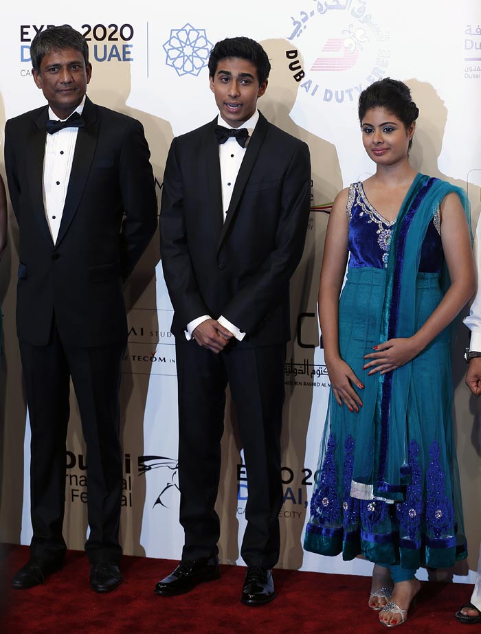 It was a big night for Delhi University student Suraj Sharma who played the role of Pi in Ang Lee's movie <i>Life Of Pi</i> which opened the film fest.<br><br> Suraj walked the red carpet with co-stars Shravanthi Sainath and Adil Hussain, who played his on-screen father.