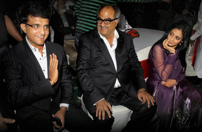 Spotted: Ganguly with Sridevi, Boney Kapoor