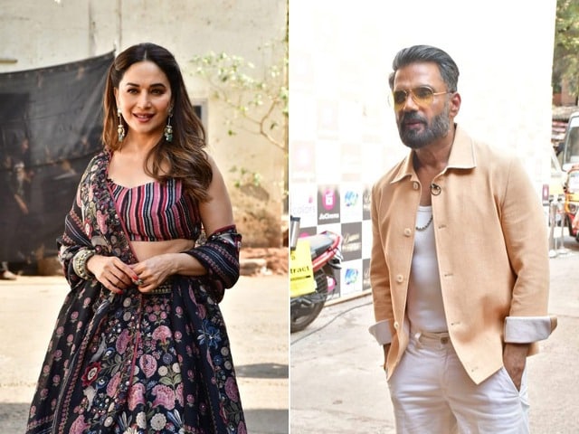 Photo : From The Sets Of Dance Deewane: Madhuri Dixit, Suniel Shetty And Others