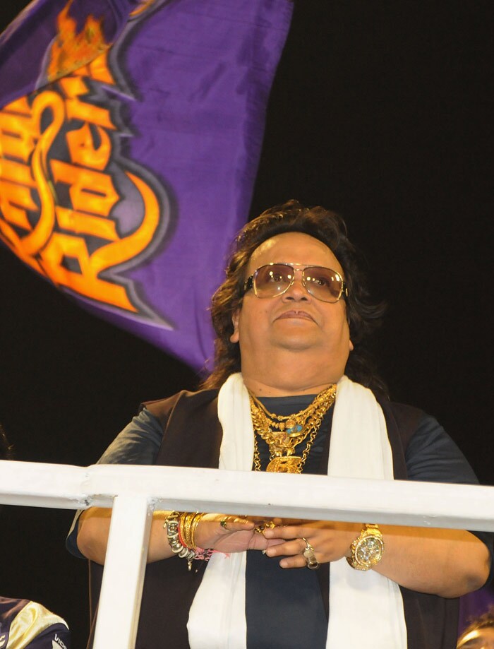 Bappi Lahiri during the 2010 DLF Indian Premier League T20 group stage match between Kolkata Knight Riders and Mumbai Indians played at Eden Gardens	on April 19, 2010 in Kolkata, India. (Photo: Getty images)