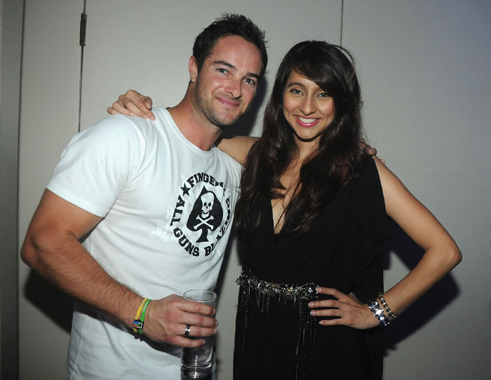 Mark Boucher with Anusha Dandekar at the IPL Nights after party following the 2010 DLF Indian Premier League T20 group stage match between the Chennai Super Kings and Royal Challengers Bangalore at the ITC Park Sheraton on March 31, 2010 in Chennai, India (Photo: IPL2010/Getty Images)