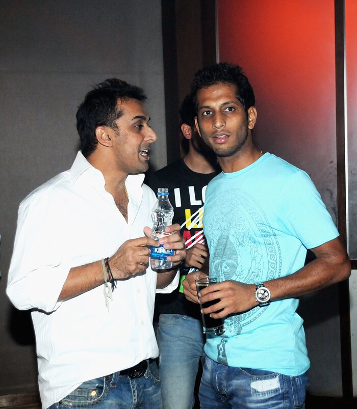 Rohan Gavaskar (L) at the IPL Nights after party following the 2010 DLF Indian Premier League T20 group stage match between the Kolkata Knight Riders and Mumbai Indians at the ITC Sonar Bangla on April 19, 2010 in Kolkata, India.  (Photo: Getty Images)