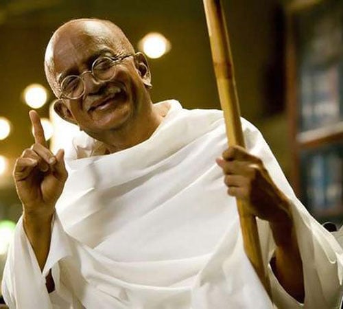 <strong>Bapu ka happy budday</strong>: Anyone who thought Gandhi's ideology was too difficult to follow, too unrealistic, the Sanjay Dutt starrer <em>Lage Raho Munnabhai</em> (2007) was an eye opener, apart from being a hilarious entertainer. Dilip Prabhavalkar played Gandhi in this film as well as in a subsequent film called <em>Shankar Dada Zindabad</em>.