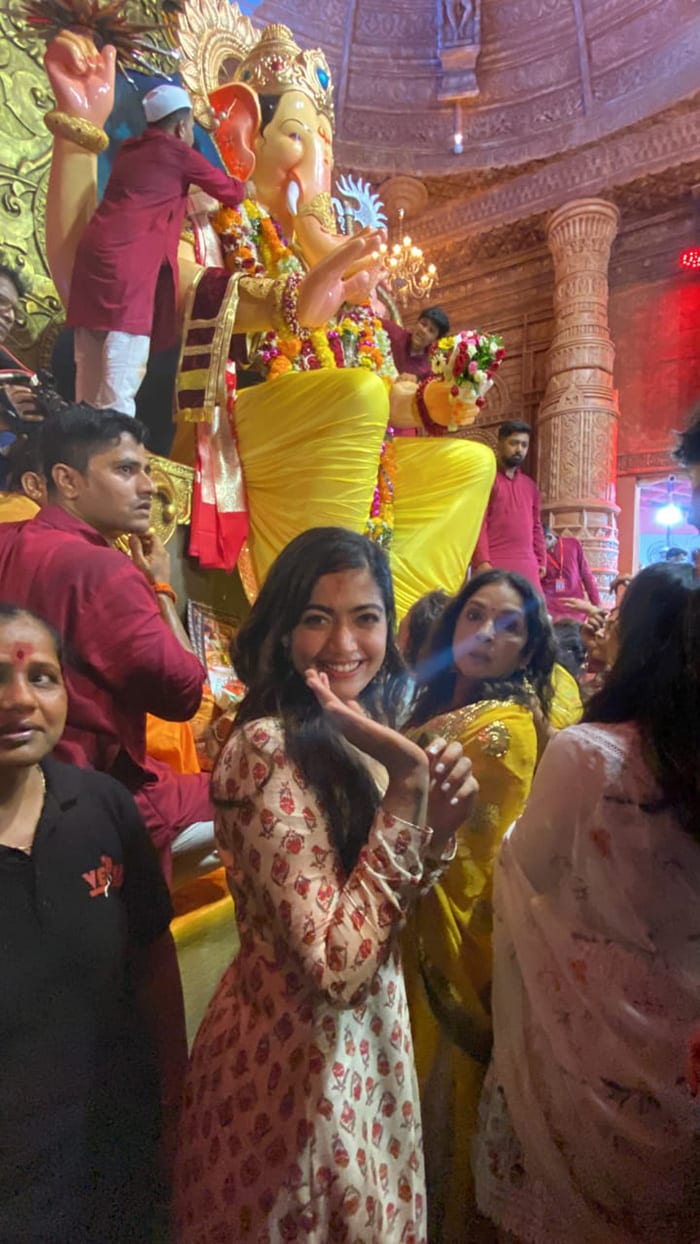 Ganesh Chaturthi 2022: From Rashmika Mandanna\'s Festivities