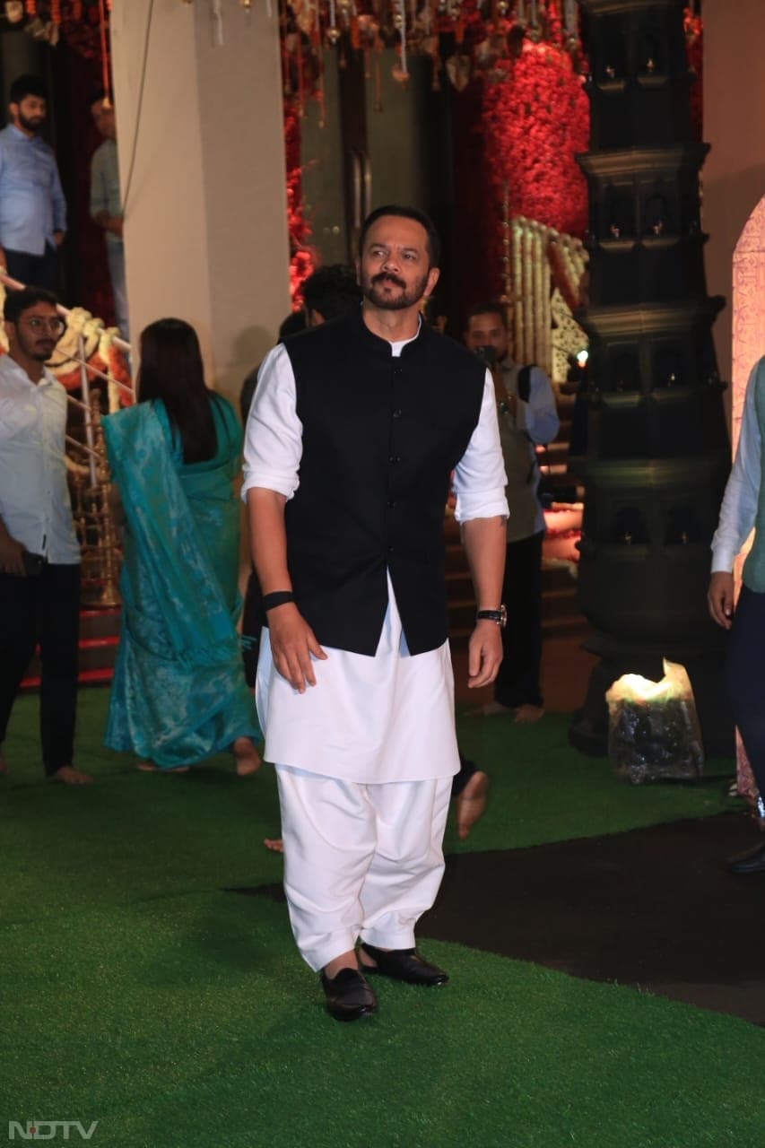 Rohit Shetty was dressed in his traditional best. (Image courtesy: Varinder Chawla)