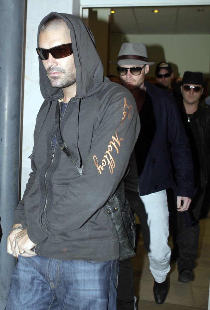 Members of the Irish boy band Boyzone from left to right: Shane Lynch, Ronan Keating, Keith Duffy and Mikey Graham, as they arrive at the Palma de Mallorca airport, Spain, on Sunday October 11, 2009. With Boyzone Gately had a record-breaking sixteen consecutive singles enter the top five of the UK Singles Chart. He performed for millions of fans globally. He released his only solo album in 2000, after the groups initial breakup, which charted in the UK top ten and yielded three UK hit singles including the top three hit 'New Beginning.'(Photo: AP)