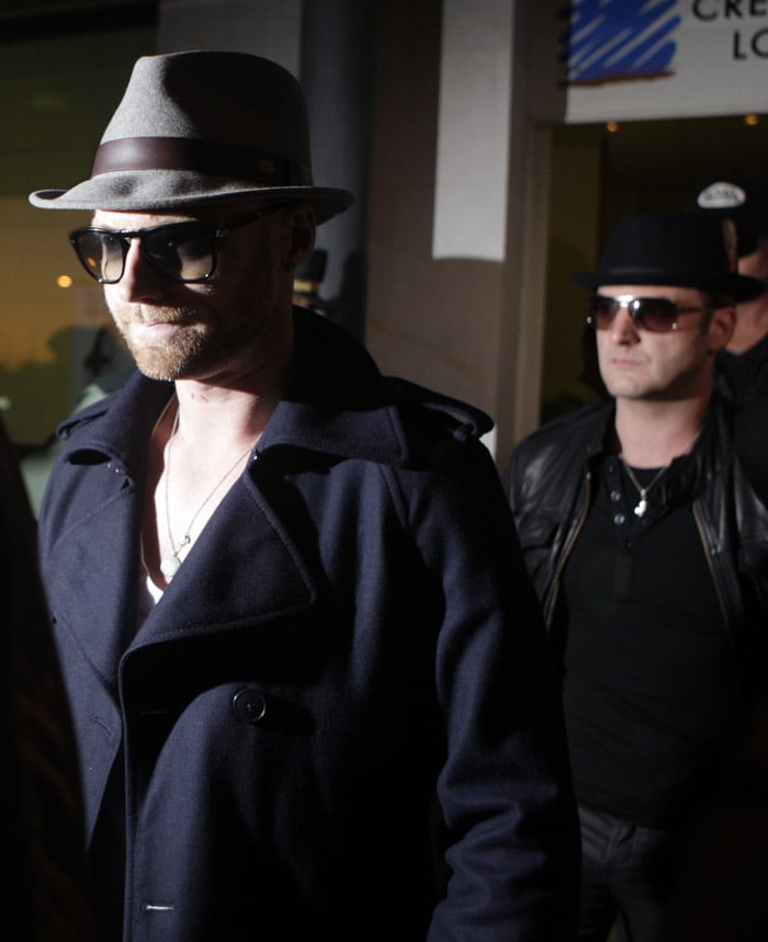 Members of the Irish boy band Boyzone, Ronan Keating, and Mikey Graham, right, arrive with other members of the group at the Palma de Mallorca airport on Sunday, October 11, 2009. Gatley alongwith Ronan Keating, was one of two lead singers of Boyzone. Originally from Dublin's Sheriff Street, he was born on March 17th, 1976 and joined Boyzone in 1993 after answering a newspaper advert. All of Boyzone's studio albums hit number one in the UK, their third and last being their most successful internationally. (Photo: AP)