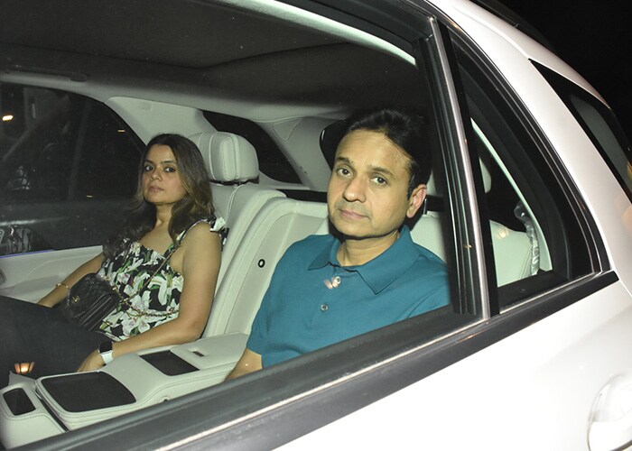 Dharma Productions' CEO Apoorva Mehta attended the birthday bash with his wife, Bijal Mehta.