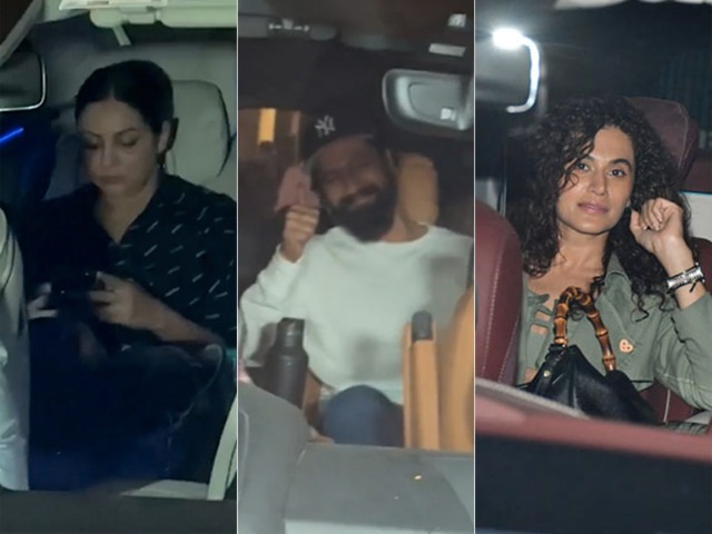 Gauri Khan, Taapsee Pannu, Vicky Kaushal At <I>Dunki</i> Screening