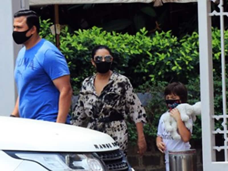 Photo : Inside Little AbRam's Outing With Mom Gauri Khan