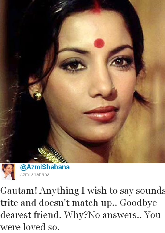 Stars mourn Gautam Rajadhyaksha on Twitter