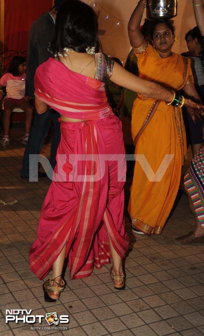 Genelia dances at her pre-wedding function