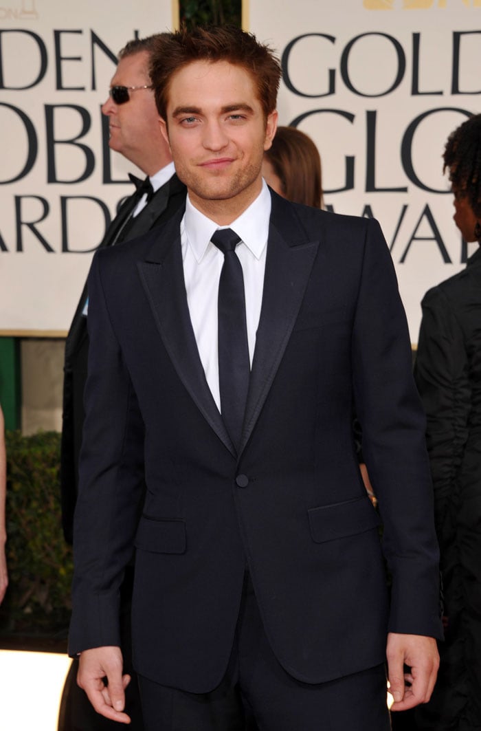 Robert Pattinson looks yummy in Gucci.