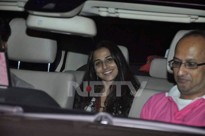 Actress Vidya Balan attends the special screening of <I>Hum Tum Aur Ghost</I>.