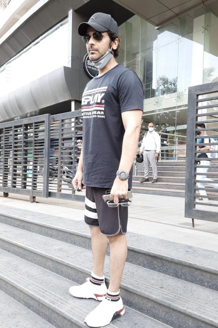 Arjan Bajwa was snapped in Lokhandwala.