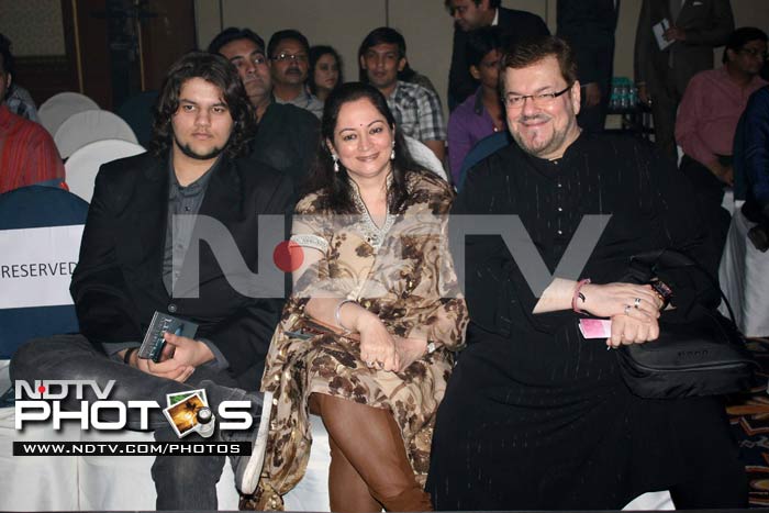 Neil's parents Nitin and Nishi Mukesh came to support, along with his younger brother Naman.